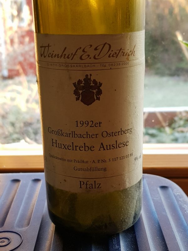 1992er Huxelrebe Auslese