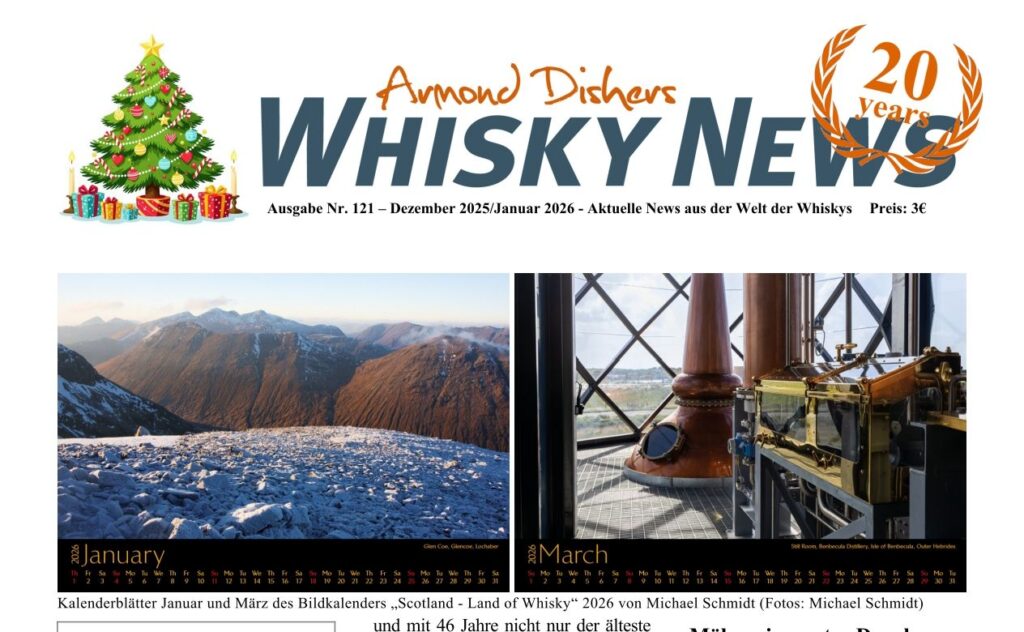 Cover der Armond Dishers WhiskyNews 121